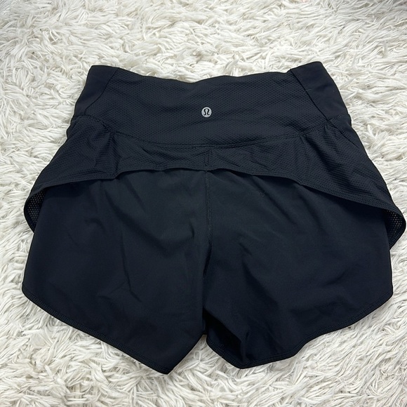 Lululemon Run Off Route High Rise Short 4" Black - Picture 4 of 6